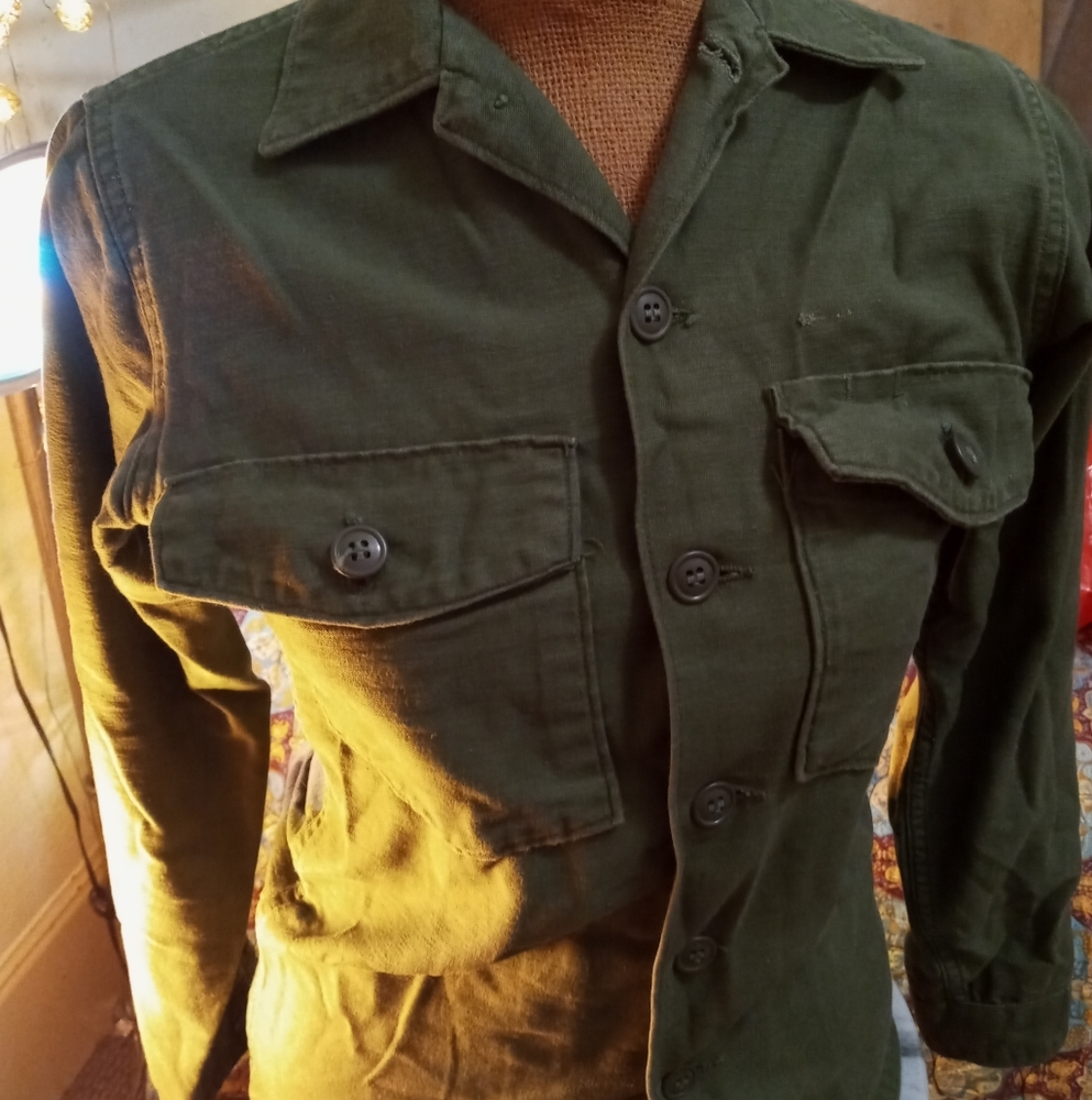 Army Fatigue Button Up.